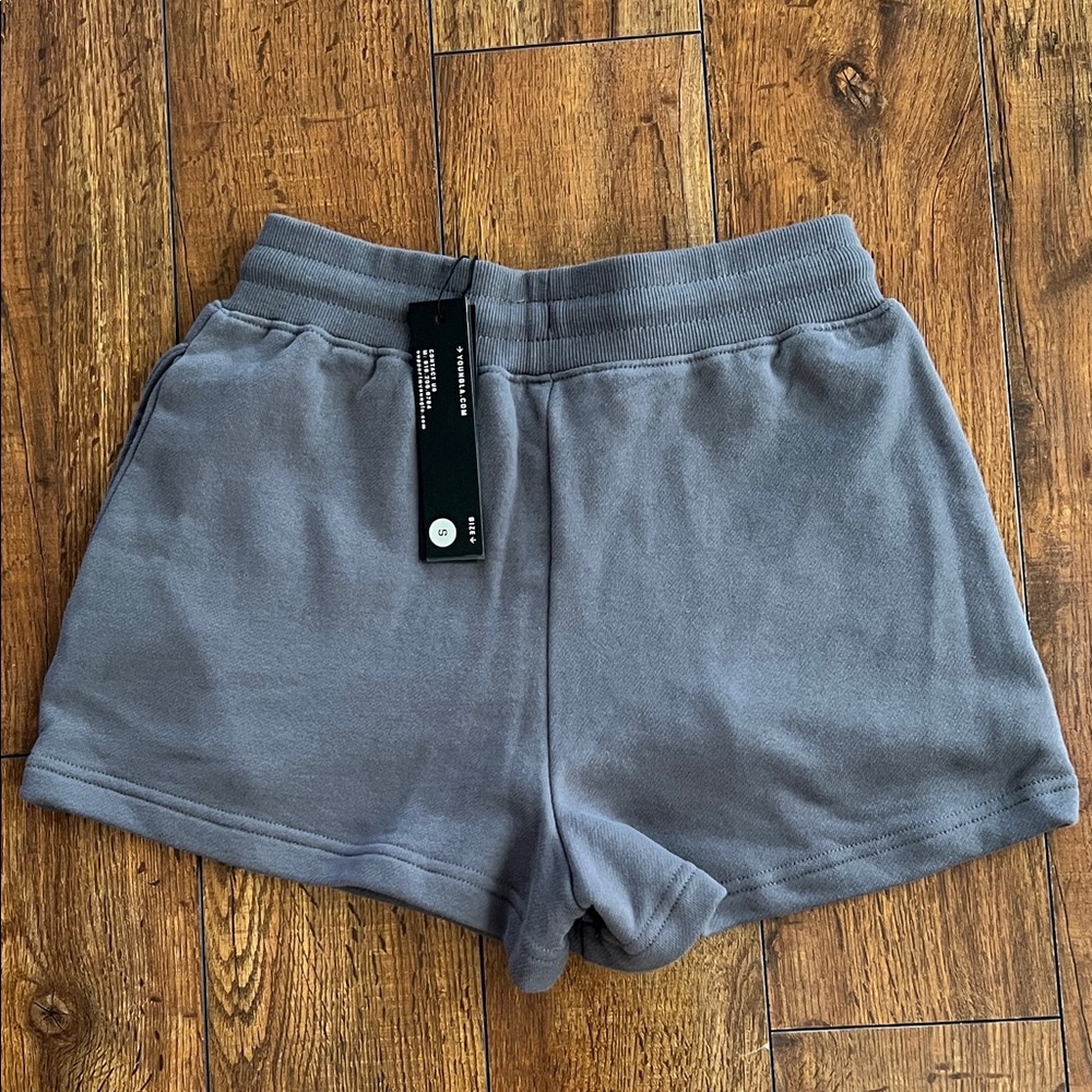 YoungLA Charcoal Women's Athletic Shorts - Picture 4 of 4